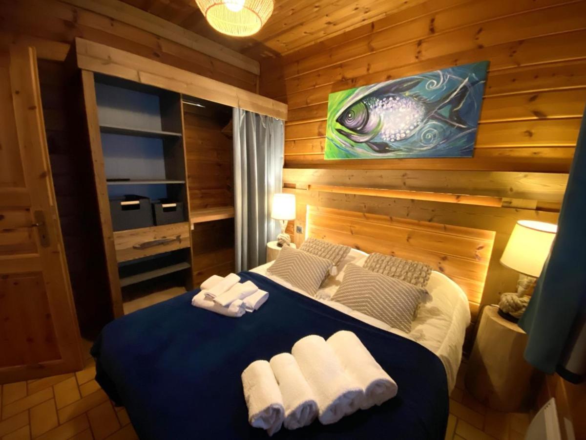 LE FISHING LODGE Chalet en bois avec bain nordique - B&B La Bresse