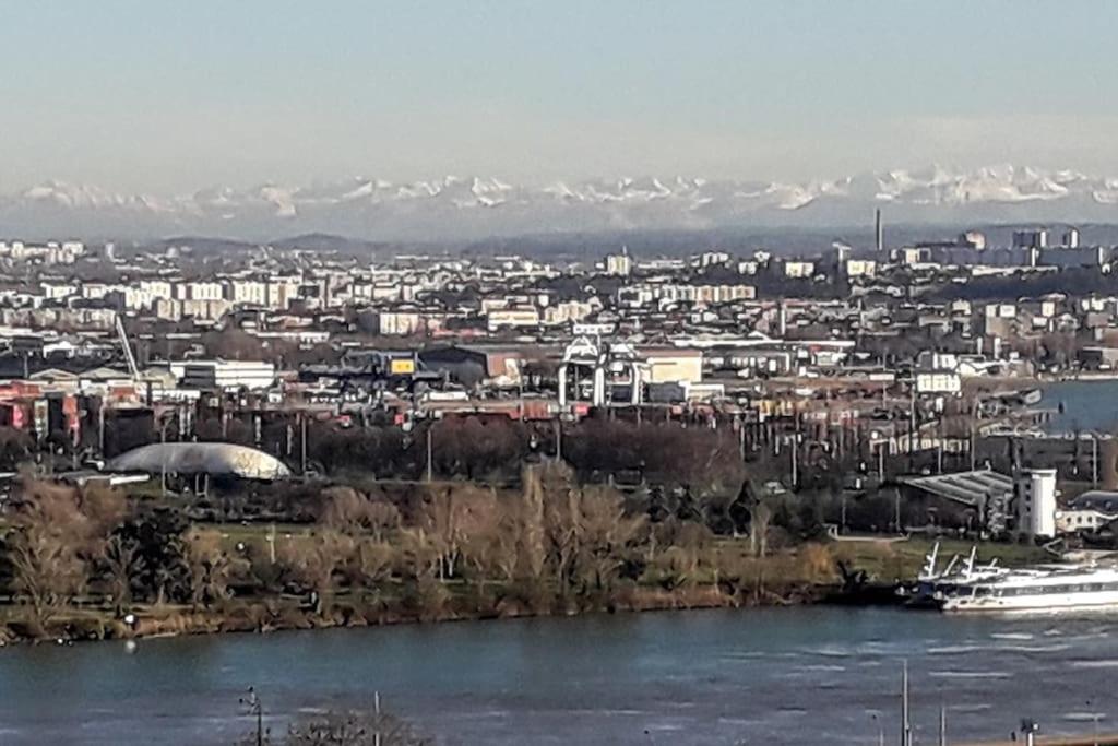 T4/5 avec vue sur les Alpes à 5 minutes de Lyon - B&B