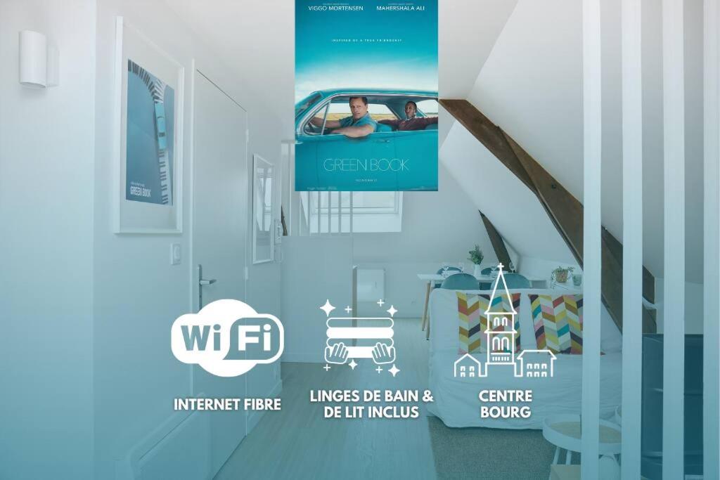 Green Book - Wifi fibre/Linge/Accès Cour - Ferienwohnung Saint-Mars-la-Jaille