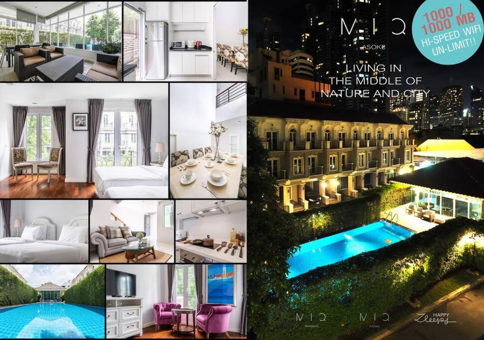 B&B Bangkok - MIQ_home901/Asok BTS/Resort Pool/12pax/1000MbWifi - Bed and Breakfast Bangkok
