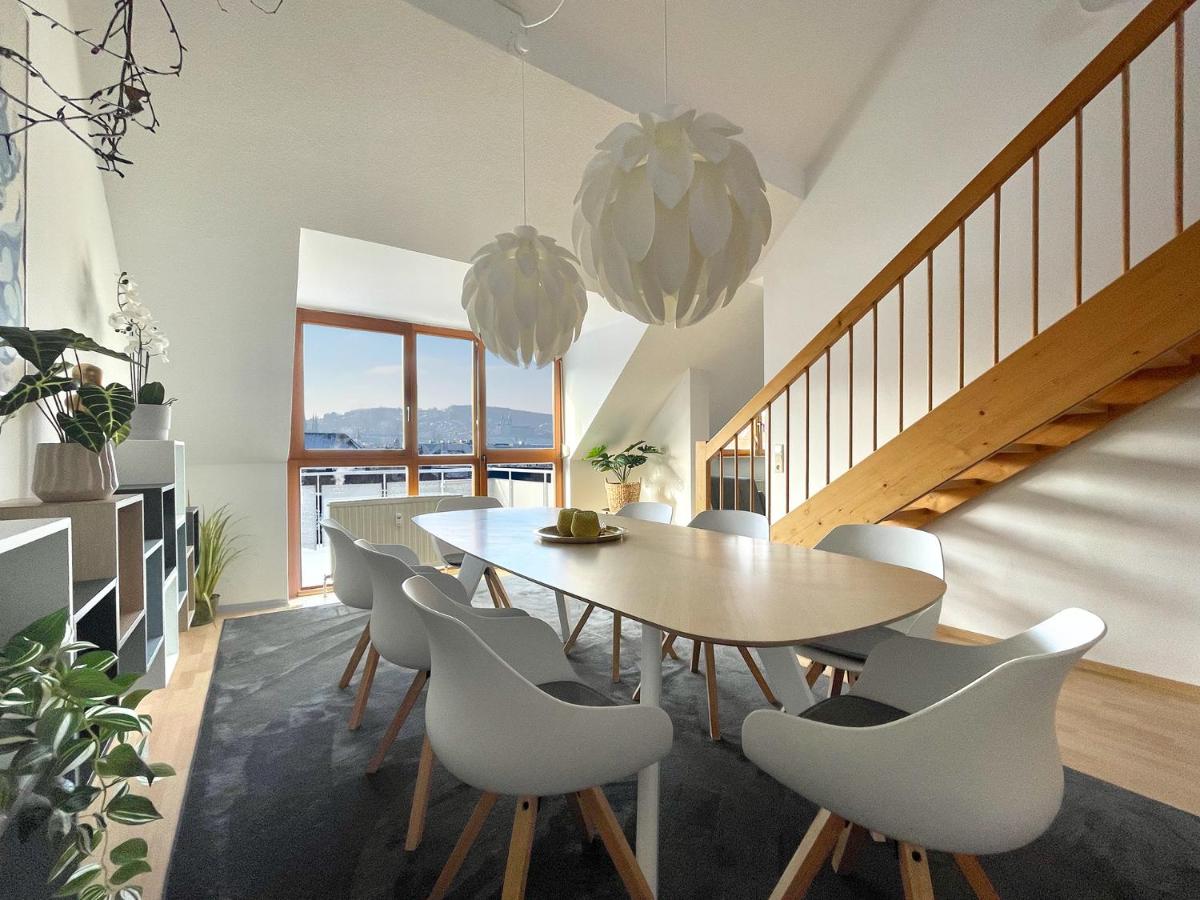 Feinzeit Lofty Luna - Maisonette, 2 Bäder, frei parken! - B&B Bamberg