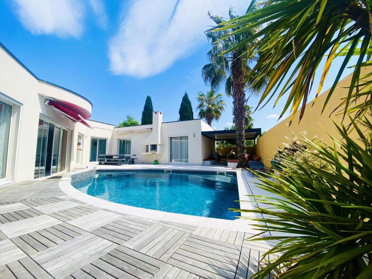 Villa Occitanie - Villa 6 pers avec piscine quartier résidentiel MAE-4084 - Chambres d’hôtes La Grande-Motte