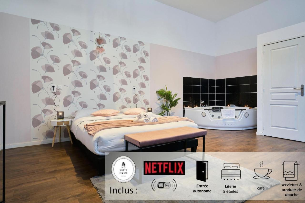 NG Prestige - Nain - Suite Spa Privatif - Jacuzzi - Netflix - Projecteur - Chambres d’hôtes Roubaix