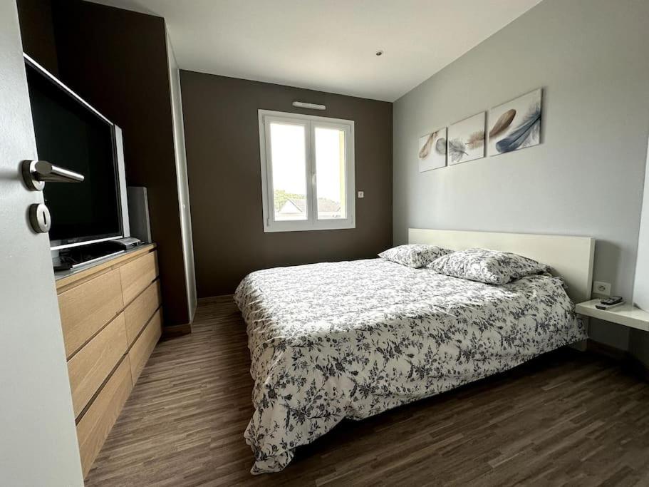 Accès direct plage 100m - Ferienwohnung Jullouville