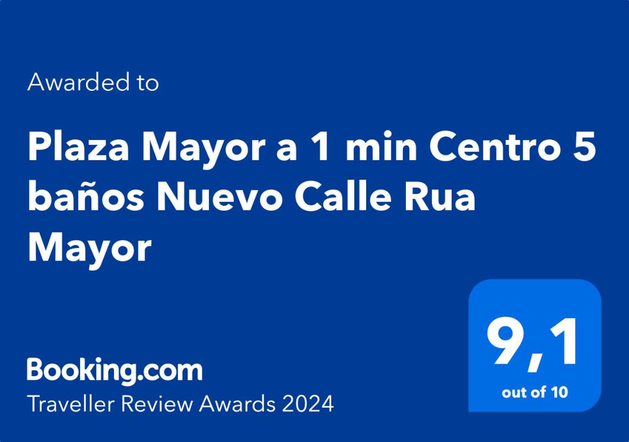 Plaza Mayor a 1 min Centro 5 baños Nuevo Calle Rua Mayor - B&B