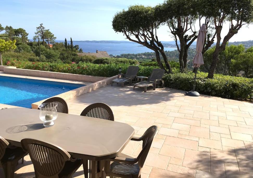 Les Issambres - 8 pers, piscine privée, belle vue mer - Bed and Breakfast