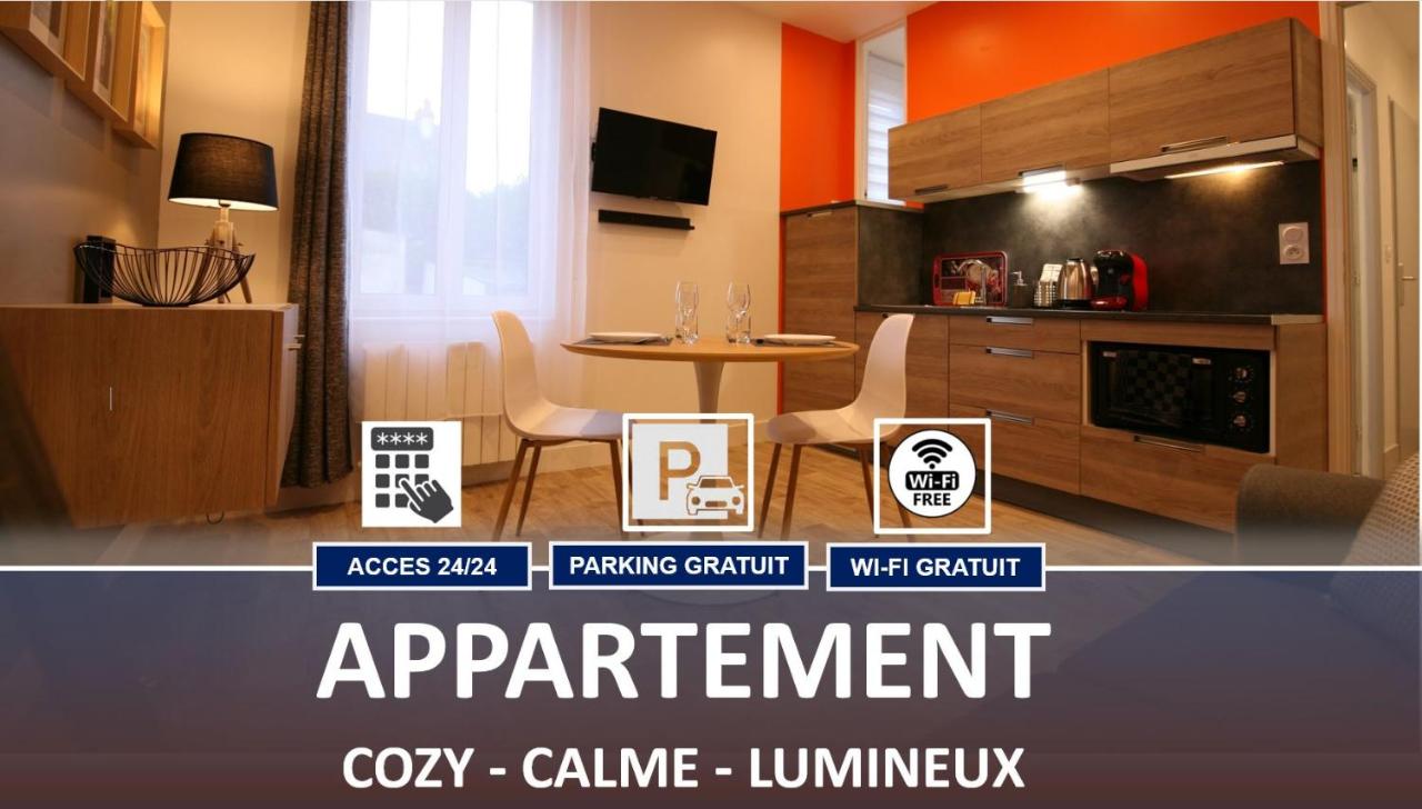 Le Faidherbe style Appart' Hôtel - WIFI gratuit - Parking Gratuit Calme et Lumineux - B&B Nevers