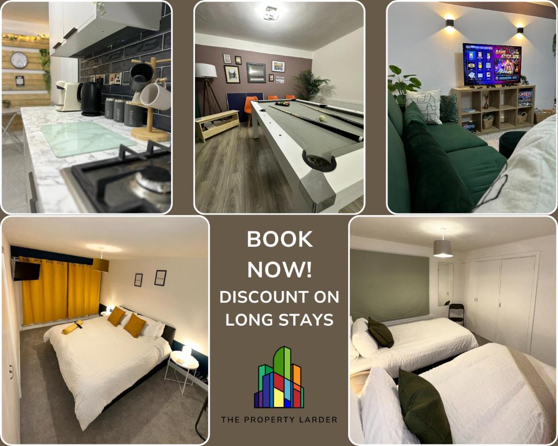 B&B Wyken - Harrys Home - Weekly & Monthly Offers - Near NEC - Contractors & Business professionals - 2 Parking spaces - 4 Large Bedrooms & 2 Bathrooms - Pool - Table Tennis - Darts - Games console - Bed and Breakfast Wyken