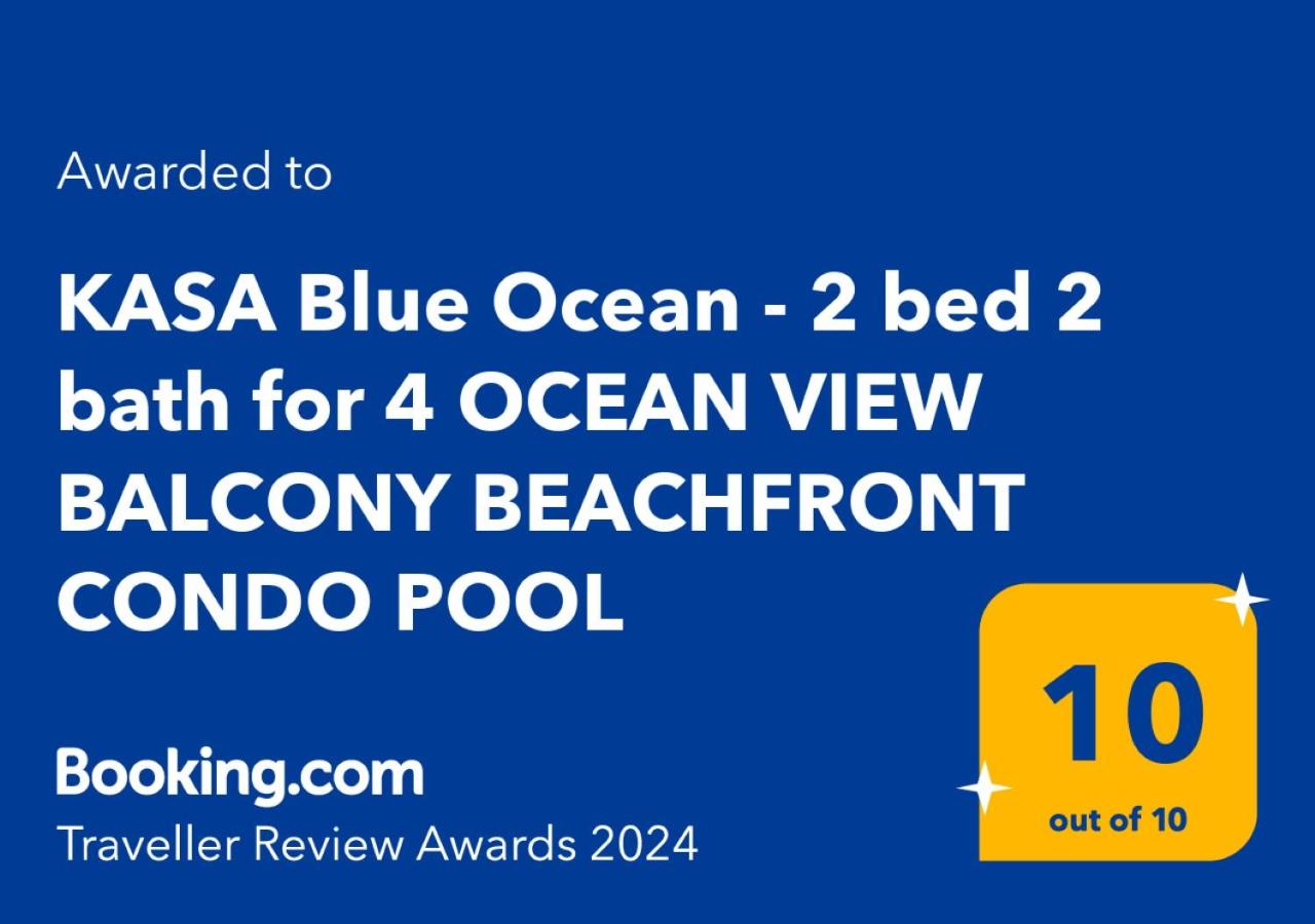 B&B San Juan - KASA Blue Ocean - 2 bed 2 bath for 4 OCEAN VIEW BALCONY BEACHFRONT CONDO POOL - Bed and Breakfast San Juan