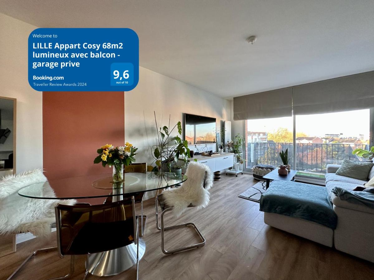 B&B Rijsel - LILLE Appart Cosy 68m2 lumineux avec balcon - garage prive - Bed and Breakfast Rijsel