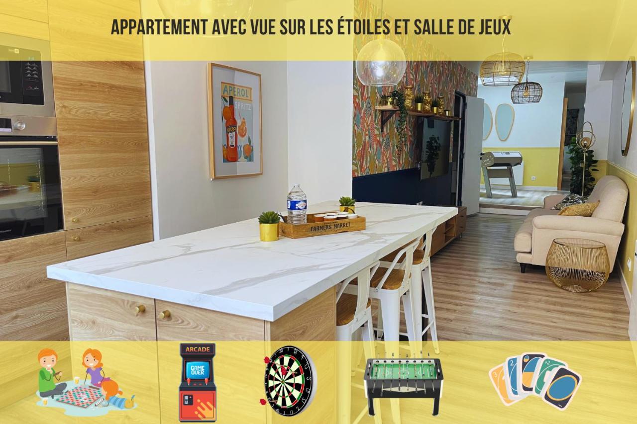 B&B Boulogne-sur-Mer - Appartement avec vue sur les étoiles et salle de jeux - Bed and Breakfast Boulogne-sur-Mer