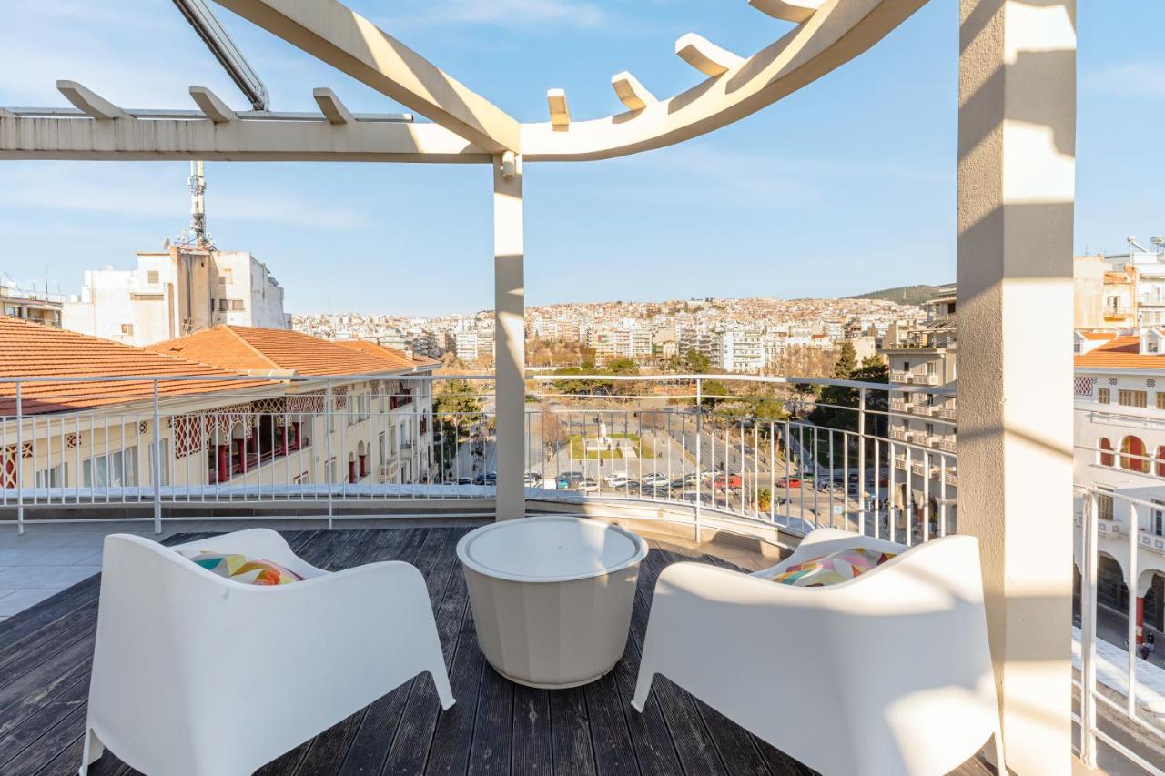 B&B Salonicco - #Apollo, Luxe Aristotelous penthouse, city view - Bed and Breakfast Salonicco