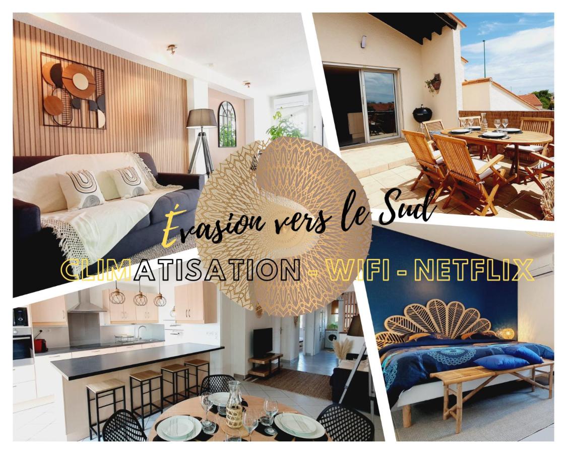 B&B Saleilles - Agréable T3 - Évasion vers le sud - - Bed and Breakfast Saleilles