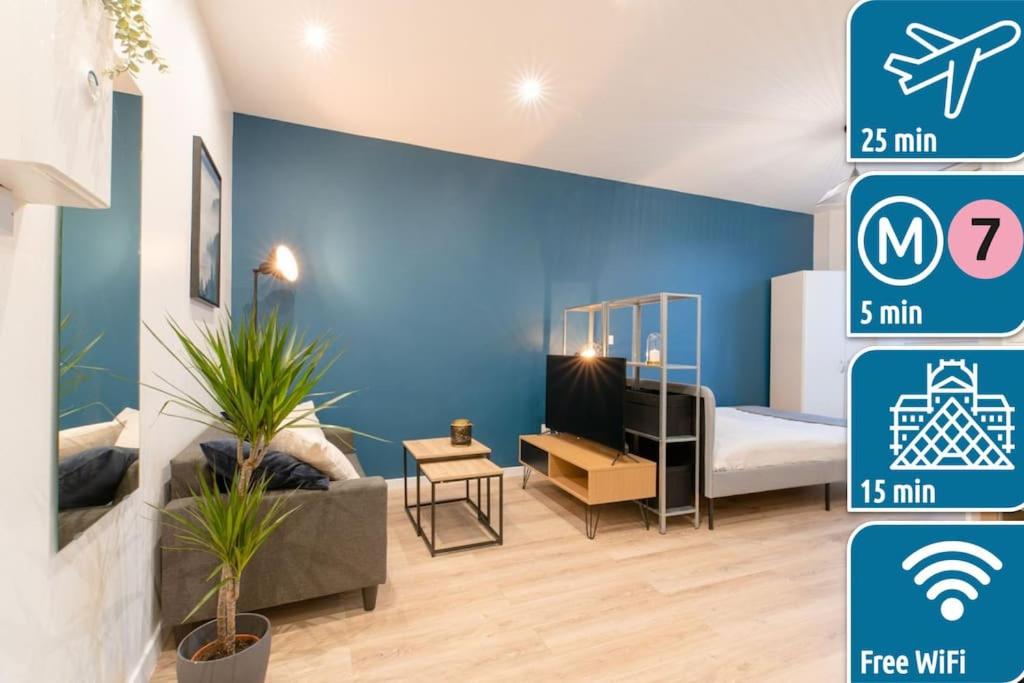 Studio Cosy à 15min de Paris et 5min du Métro - B&B