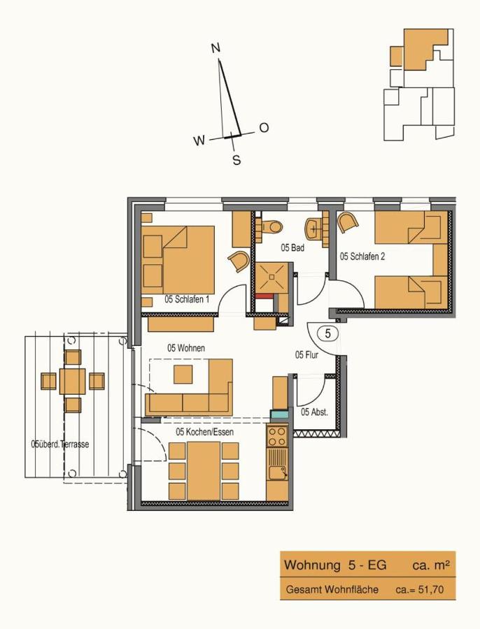 Wittehuus Wohnung 5 - Ferienwohnung