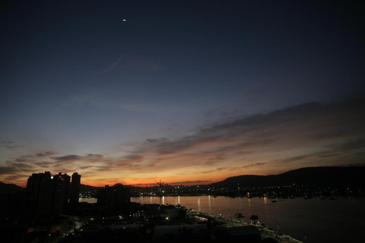 Apto charmoso com vista mar na Ponta da Praia - Chambres d'hôtes Santos
