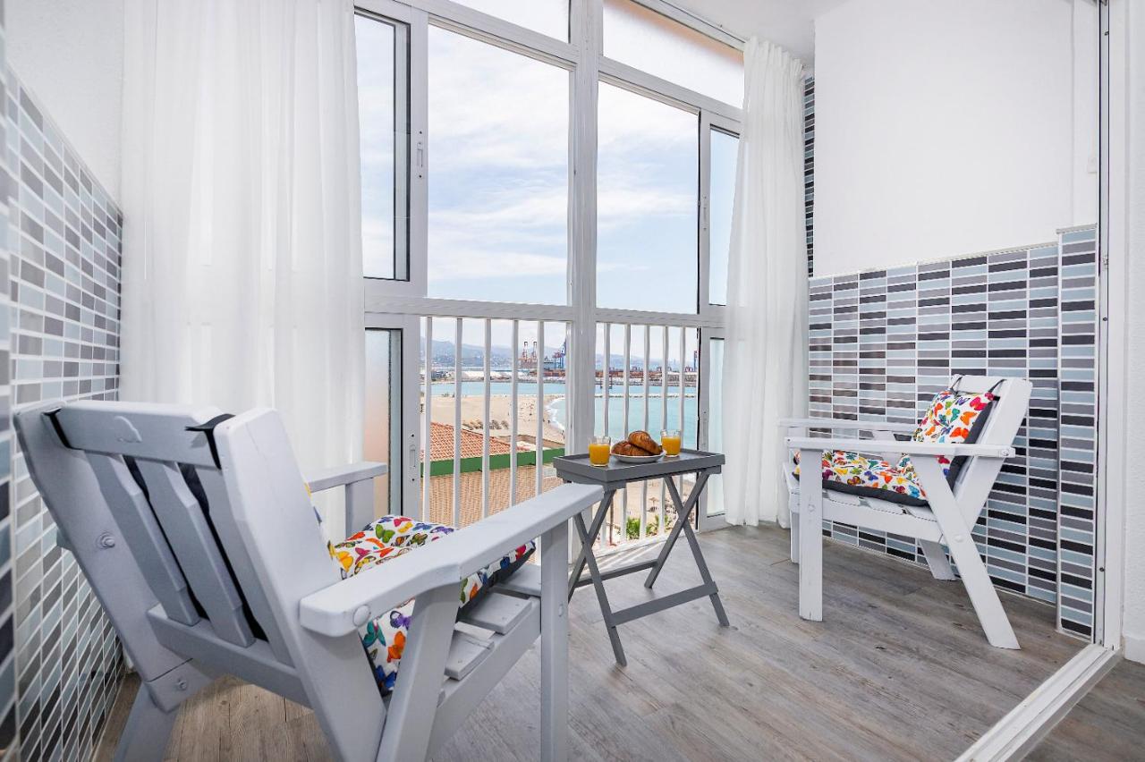 Impresionante vista al mar - Elegante apartamento - B&B Málaga