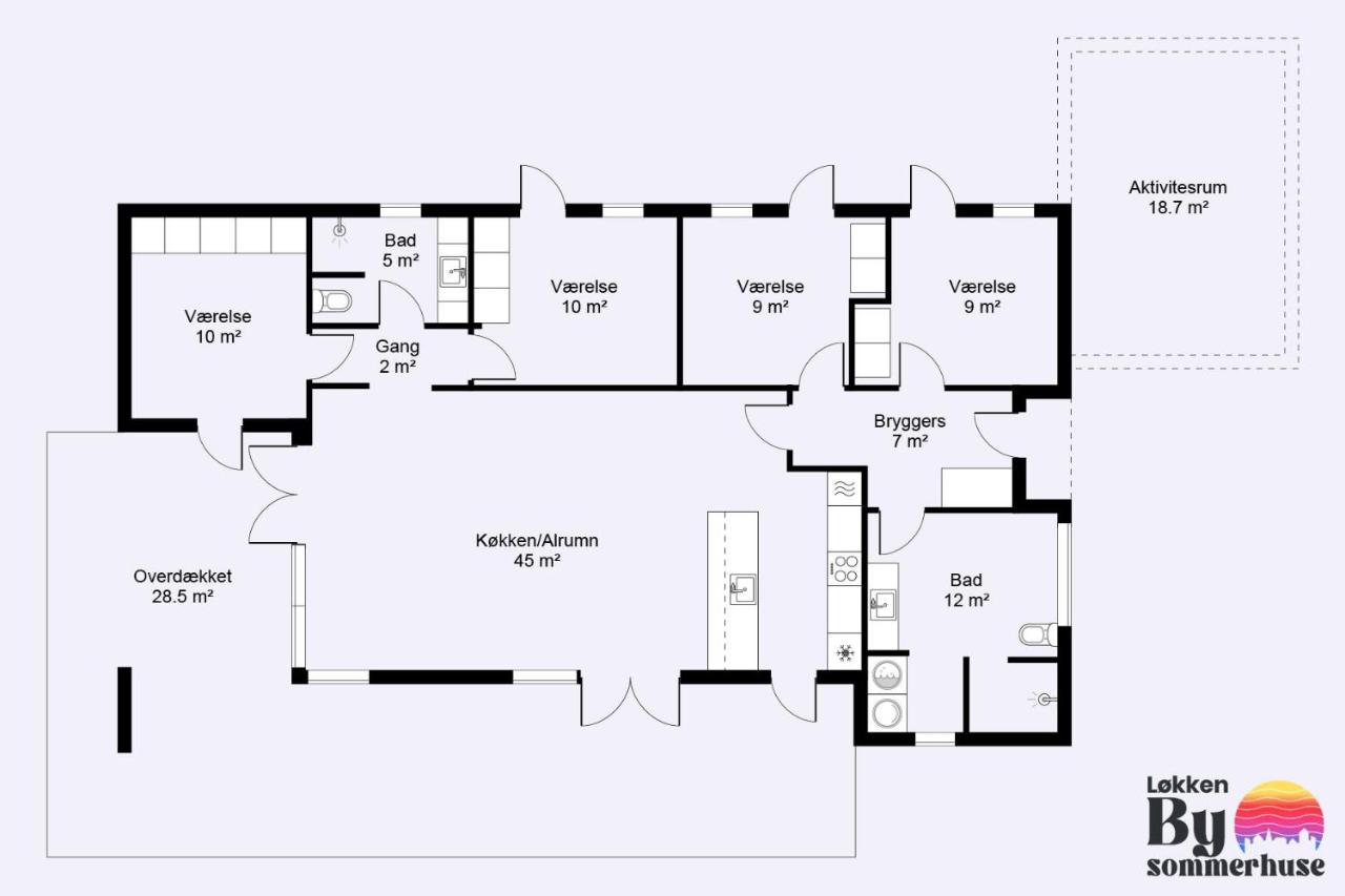 Ferienhaus mit 4 Zimmern