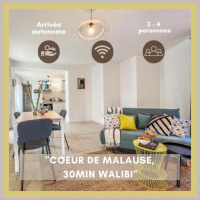 B&B Malause - Le Gite 1 - Appartement T2 de 53m2, idéal pro ou couples, coeur de ville et proche GOLFECH - Bed and Breakfast Malause