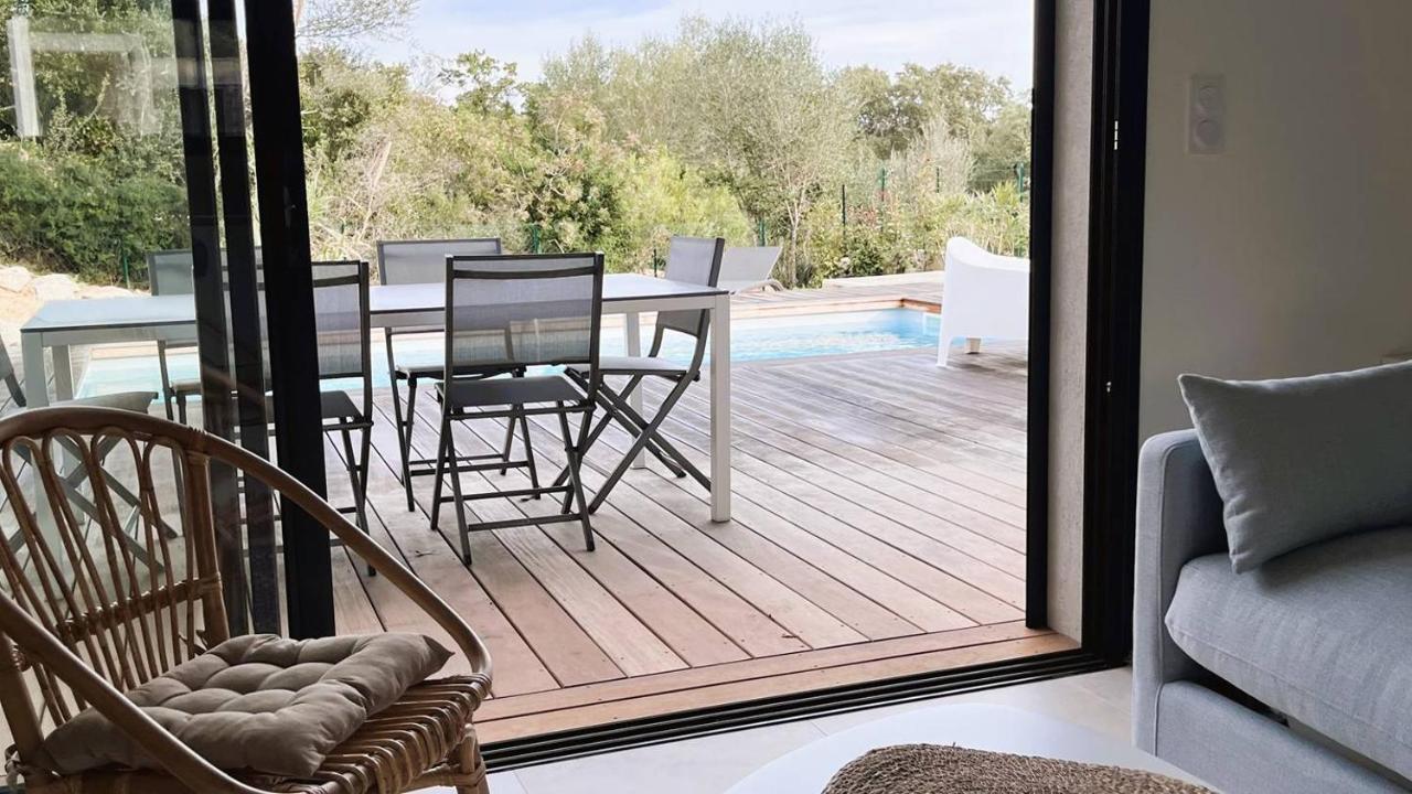 Villa Copines, 4 pers, piscine chauffée, 5 mn plage - Ferienwohnung Cirendinu