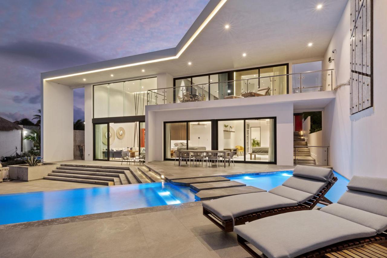 Villa E11even con C hef Privado Ocean Front - B&B Isla Mujeres