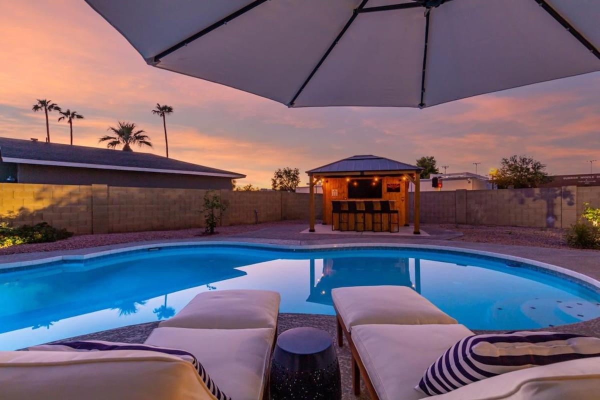Cactus Glen Free Htd Pool GameRoom Cabana Bar - B&B Phoenix