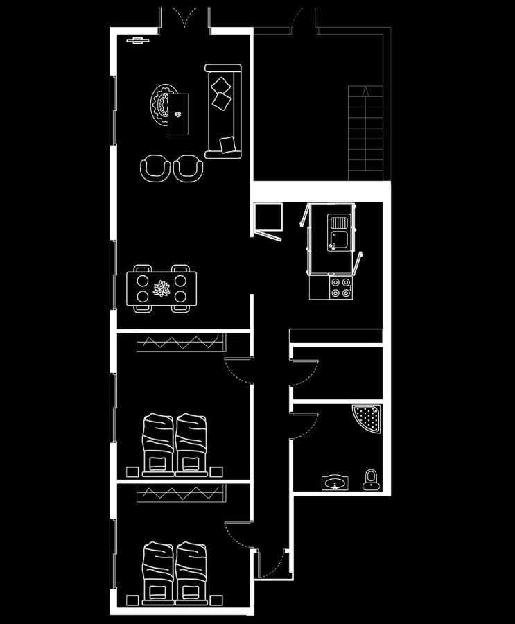 Apartamento de 2 dormitorios