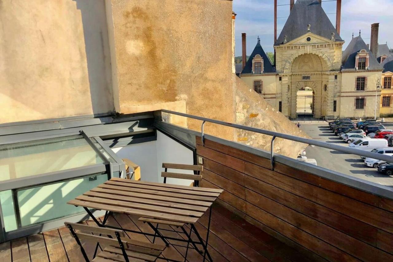 Vue Château Fontainebleau - Chez Lydia - B&B Fontainebleau