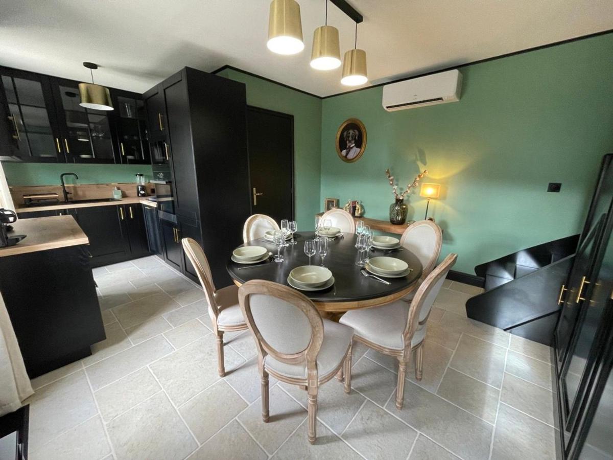 Longère cosy chic près de Bourges avec piscine, clim, WiFi et parking - FR-1-586-42 - Ferienwohnung Moulins-sur-Yèvre