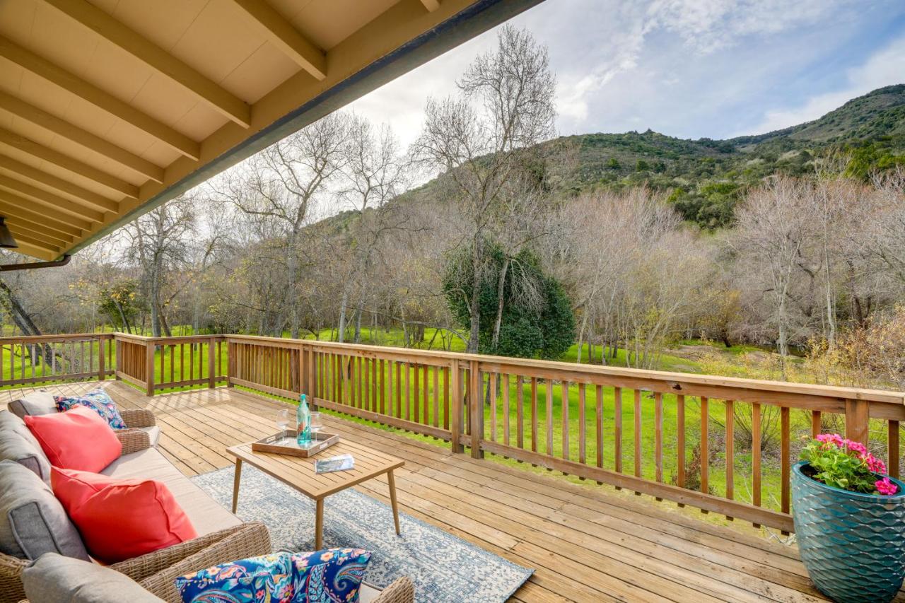 Scenic Carmel Valley Home with Deck Steps to River! - B&B
