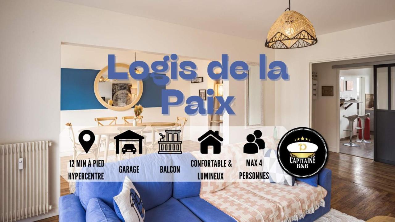 B&B Troyes - Le Logis de la Paix - Garage - Balcon - Bed and Breakfast Troyes