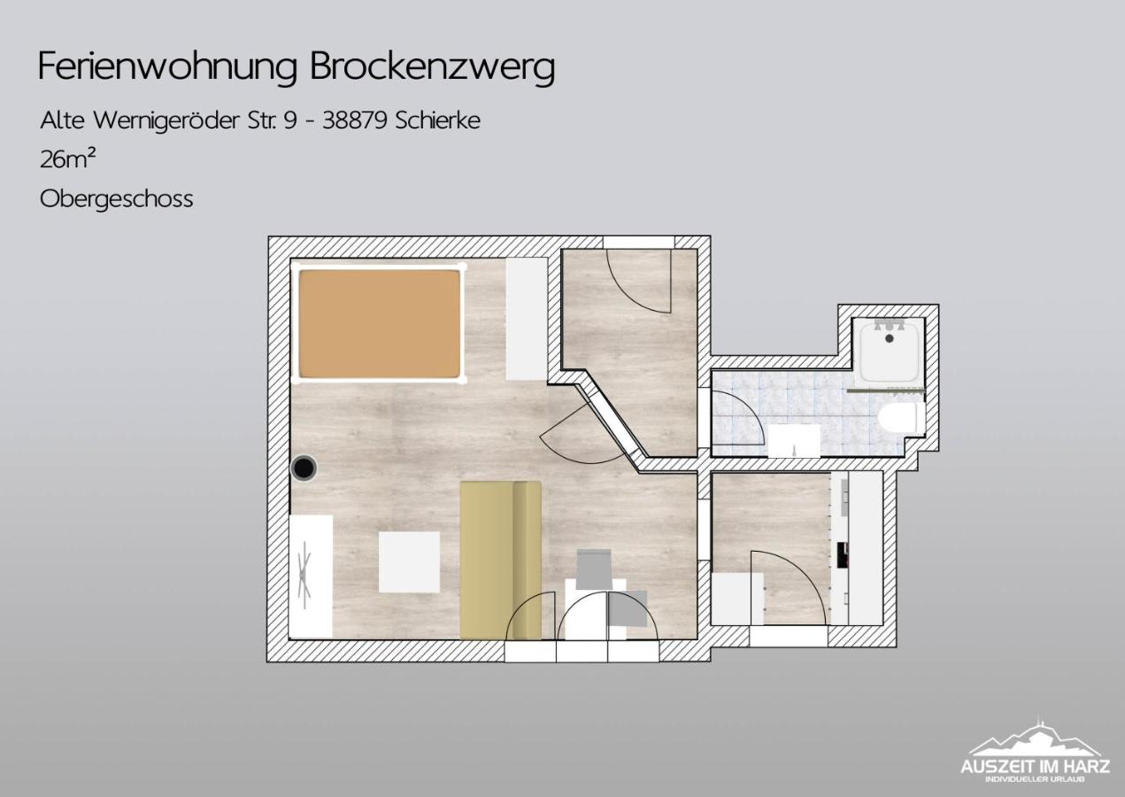 Auszeit-im-Harz Haus 1 Wohnung Brockenzwerg - B&B Schierke