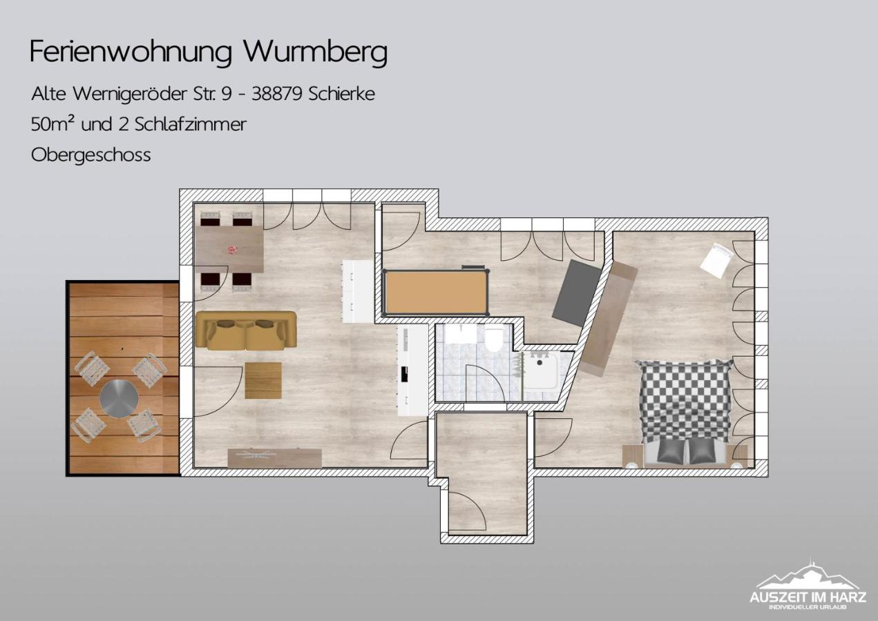 Auszeit-im-Harz Haus 1 Wohnung Wurmberg - B&B Schierke