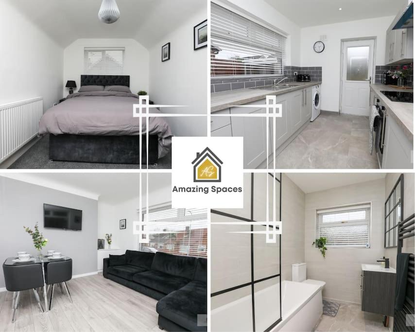 B&B Liverpool - Newly Renovated 3 Bedroom House with Parking by Amazing Spaces Relocations Ltd - Bed and Breakfast Liverpool