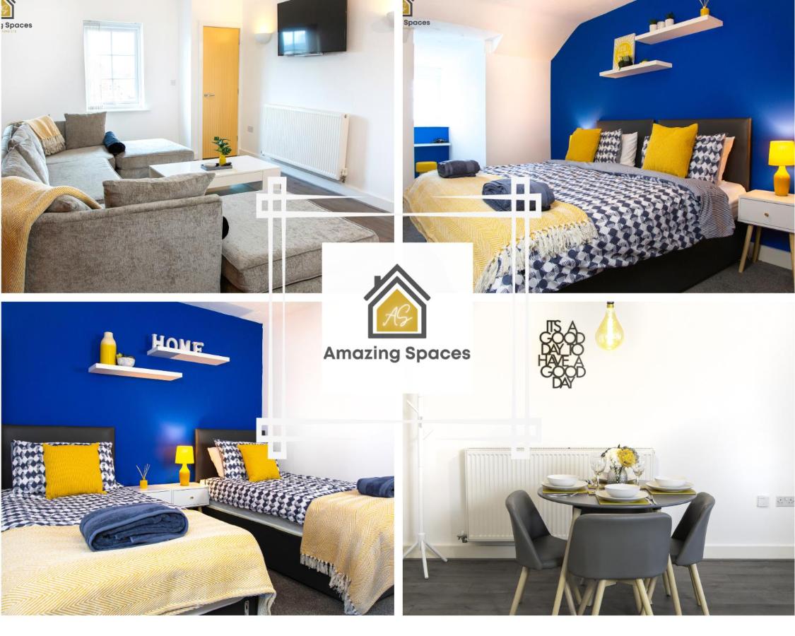 B&B Warrington - LARGE UNIQUE 2 BEDROOM DUPLEX APARTMENT WITH PRIVATE PARKING & FREE WIFI - VAT QUALIFYING BY AMAZING SPACES RELOCATIONS Ltd - Bed and Breakfast Warrington