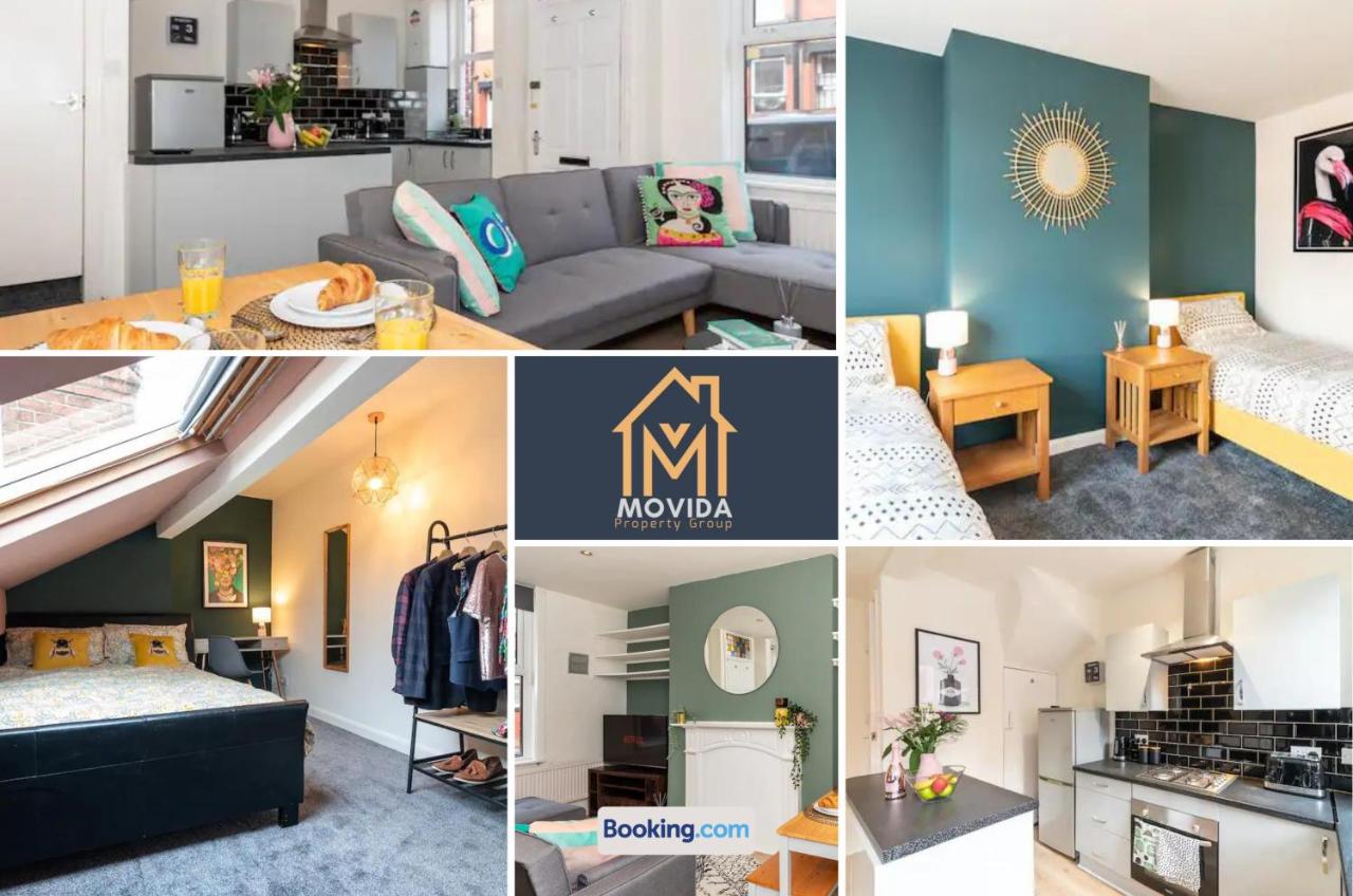 B&B Headingley - The Hyde Away Chic Urban Two Bedroom House By Movida Property Group Short Lets & Serviced Accommodation - Bed and Breakfast Headingley