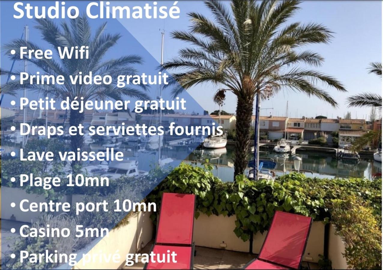Cap Capistol Studio avec terrasse, vue port - Chambres d’hôtes
