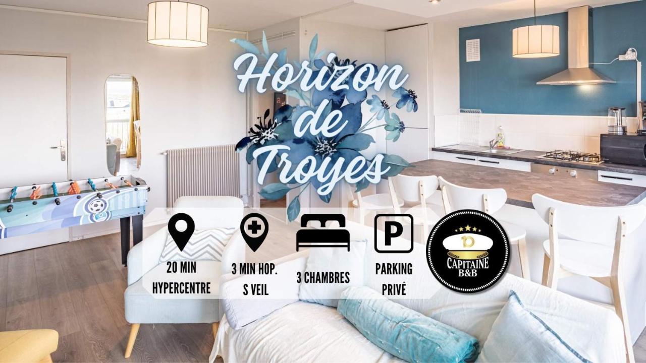 B&B Troyes - Horizon de Troyes - 3 chambres TV - Parking Privé - Bed and Breakfast Troyes