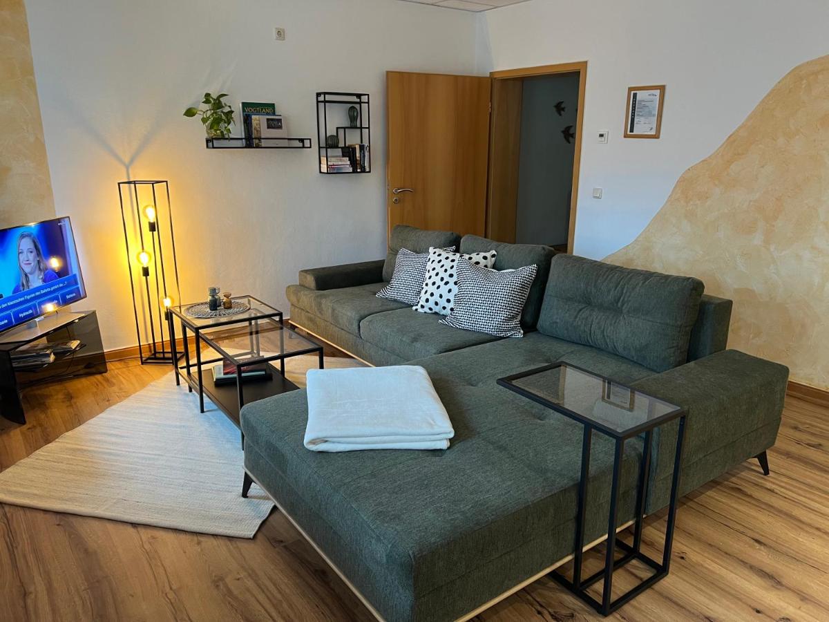 Ferienwohnung Elsterveilchen 100 m bis zur Soletherme und Theater - B&B Bad Elster