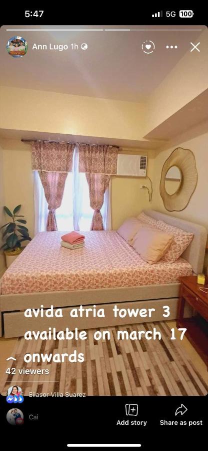 B&B Iloilo City - L21 staycation Avida Tower 3 rm 117 - Bed and Breakfast Iloilo City