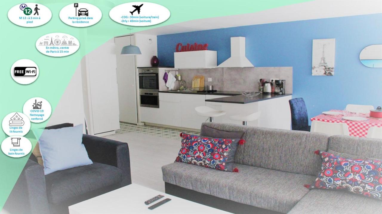 Logement familial tout équipé (1 station de Paris) - Bed and Breakfast