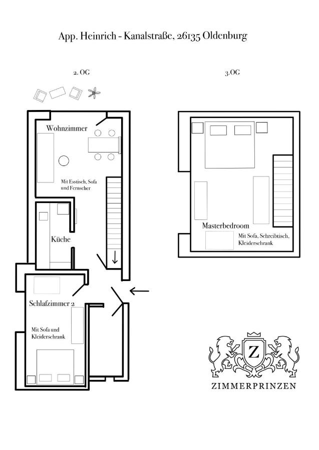 Apartment mit Terrasse