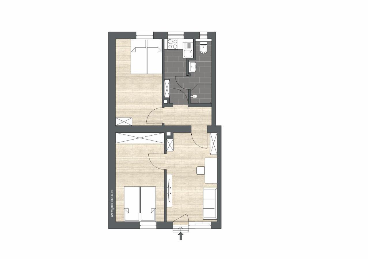 3-Zimmer-Apartment in einer ruhigen Seitenstraße im Nürnberg Nord - Ferienwohnung