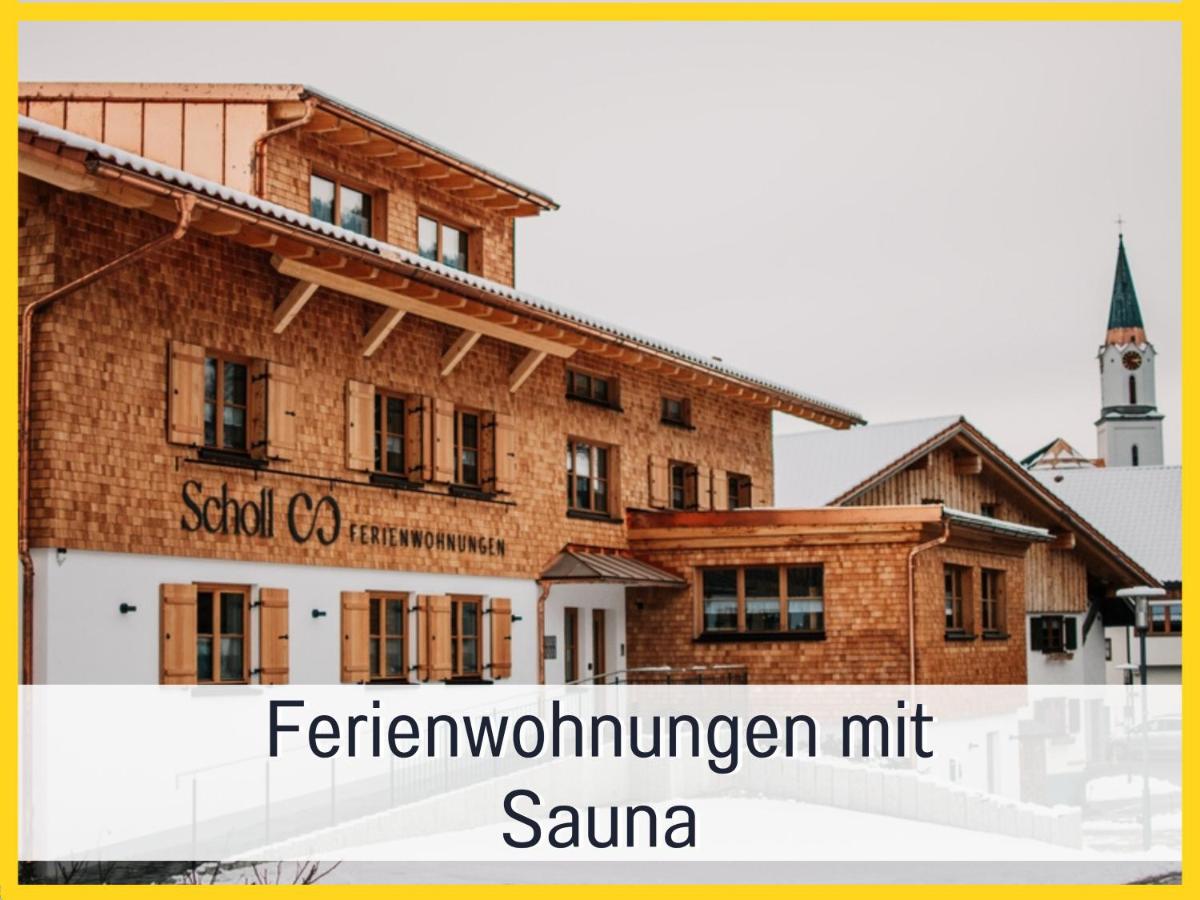 Ferienwohnungen Scholl - private Sauna oder Infrarotkabine - Bed and Breakfast Bad Hindelang