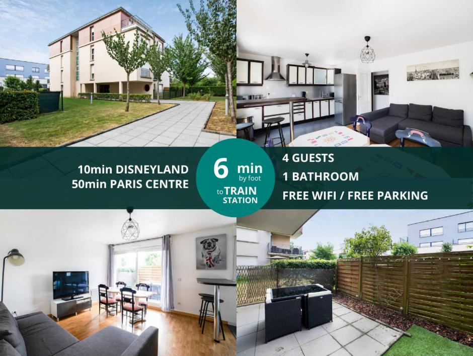 Les Pavés de Prague - Appartement pour 4 à 10 minutes de Disneyland Paris - B&B