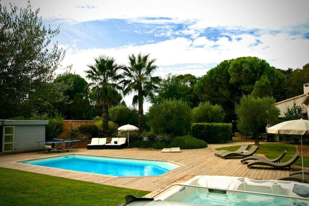 B&B Vendargues - la villa d'Ariane-piscine-jaccuzi-15 mn Mer - Bed and Breakfast Vendargues