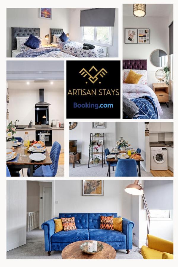 B&B Southend-on-Sea - Deluxe Apartment in Southend-On-Sea by Artisan Stays I Free Parking I Weekly or Monthly Stay Offer I Sleeps 5 - Bed and Breakfast Southend-on-Sea