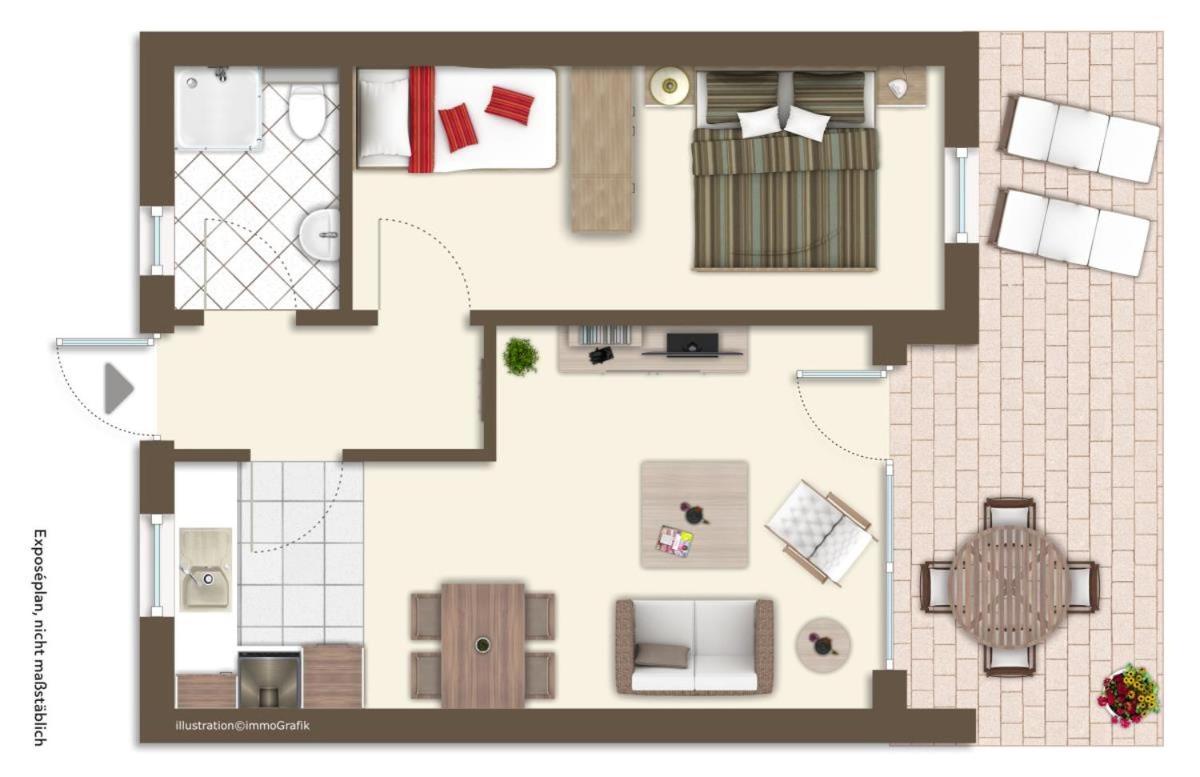 Ferienhaus Jupiter, strandnah - Ferienwohnung