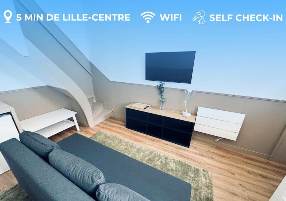 B&B Lille - T3 moderne et neuf à 5 min Lille-Centre - Bed and Breakfast Lille