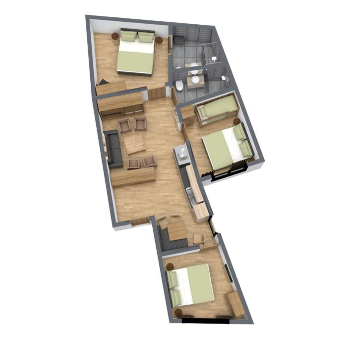 Three-Bedroom Apartment